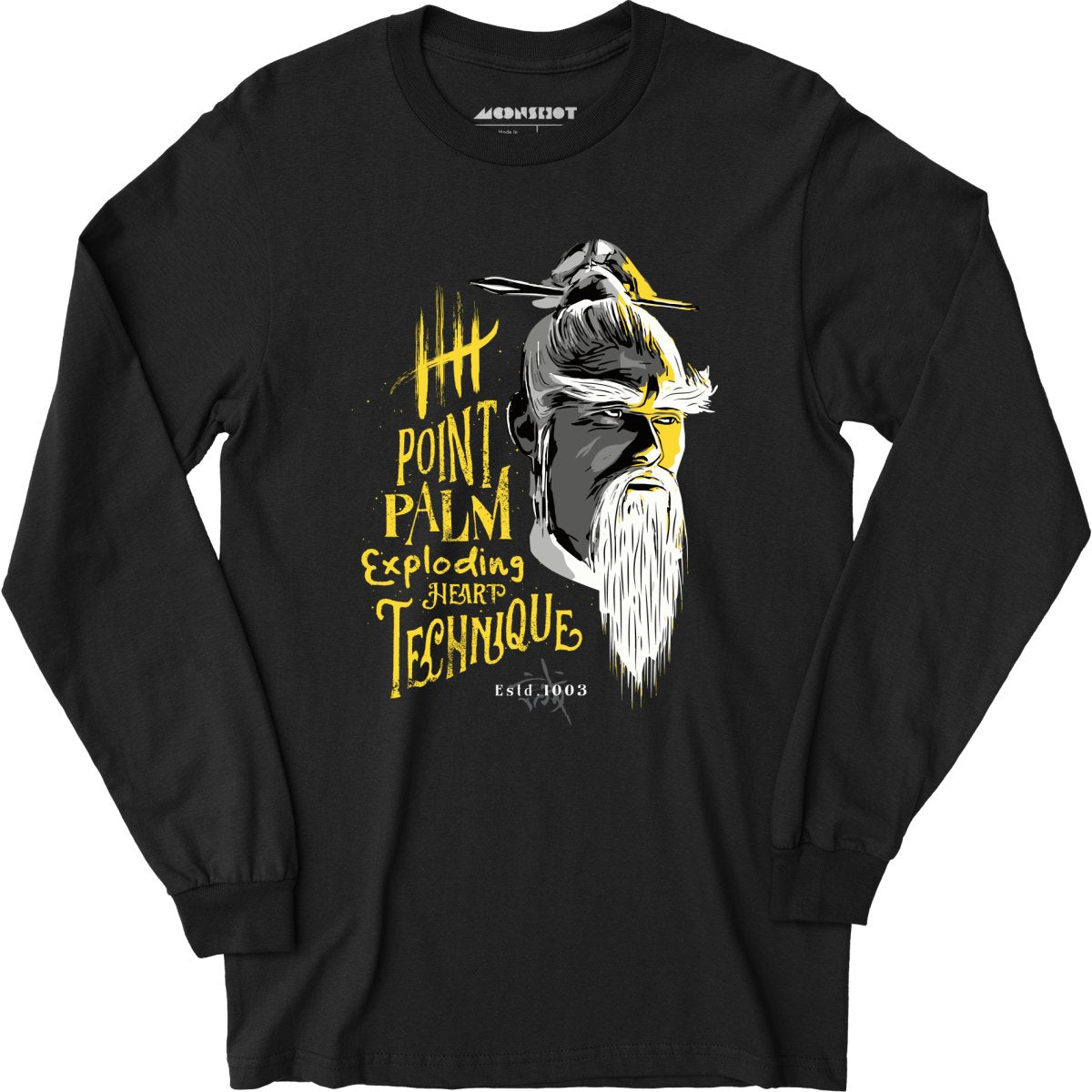 Point Palm Exploding Heart Technique - Long Sleeve T-Shirt