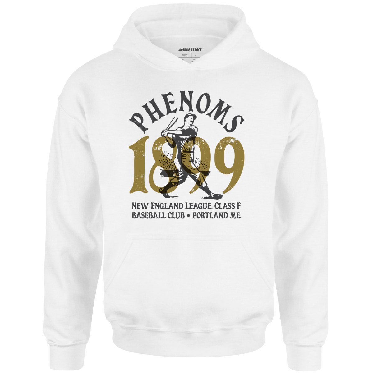 Portland Phenoms - Maine - Vintage Defunct Baseball Teams - Unisex Hoodie