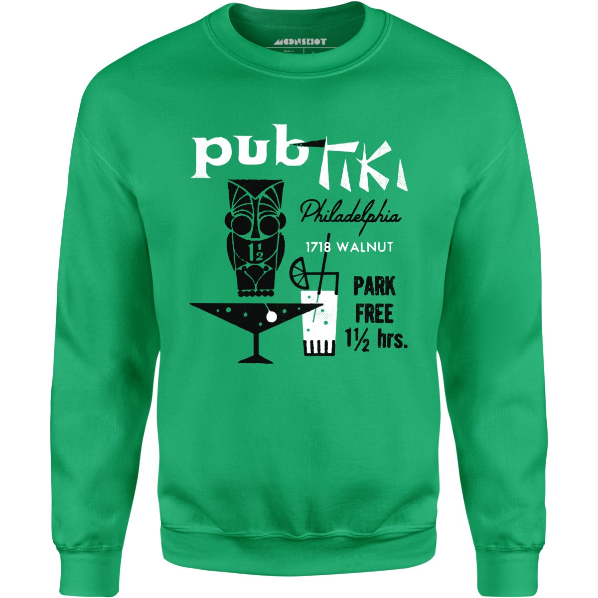 Pub Tiki - Philadelphia, PA - Vintage Tiki Bar - Unisex Sweatshirt