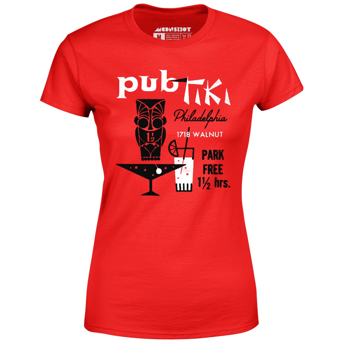 Pub Tiki - Philadelphia, PA - Vintage Tiki Bar - Women's T-Shirt