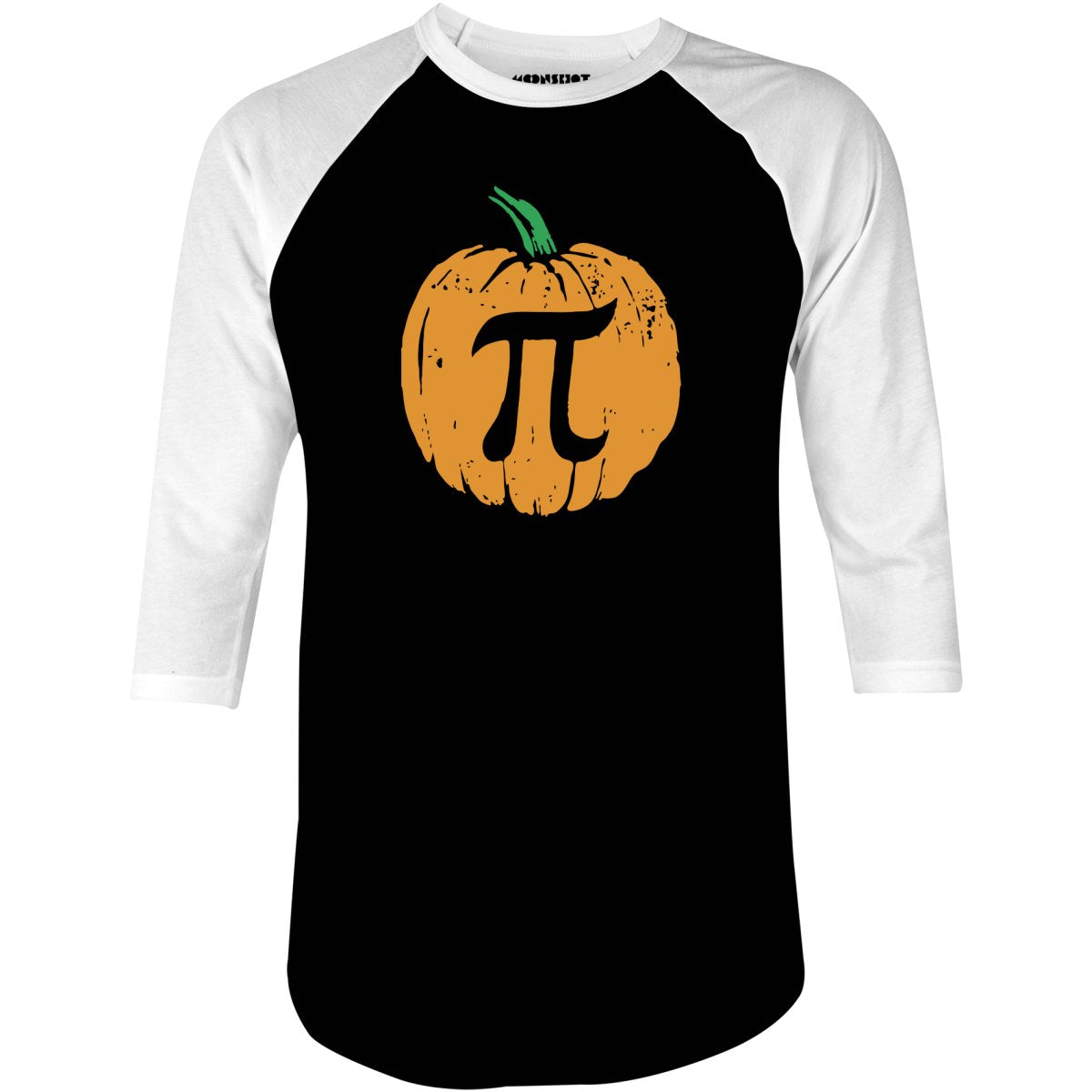 Pumpkin Pi - 3/4 Sleeve Raglan T-Shirt