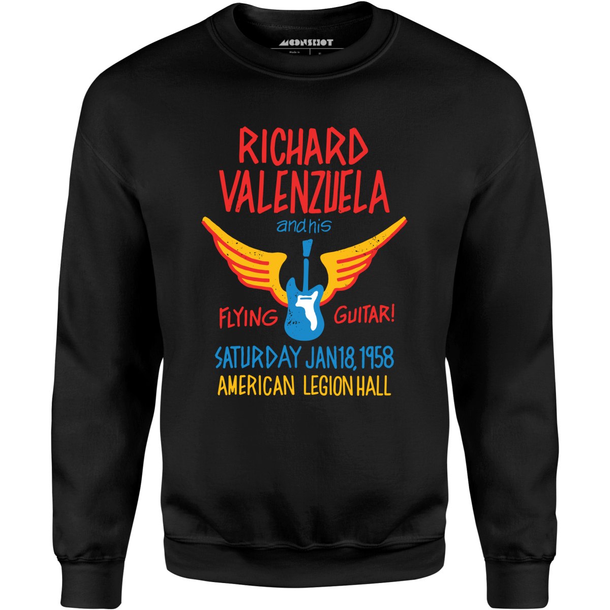 Richard Valenzuela and His Flying Guitar - Unisex Sweatshirt