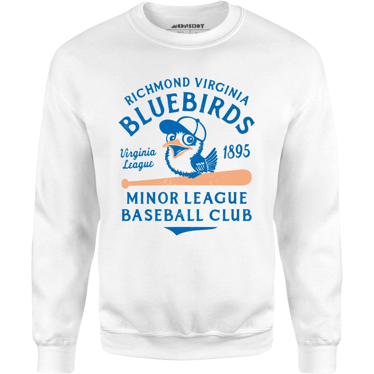 Richmond Bluebirds - Virginia - Vintage Defunct Baseball Teams - Unisex Sweatshirt