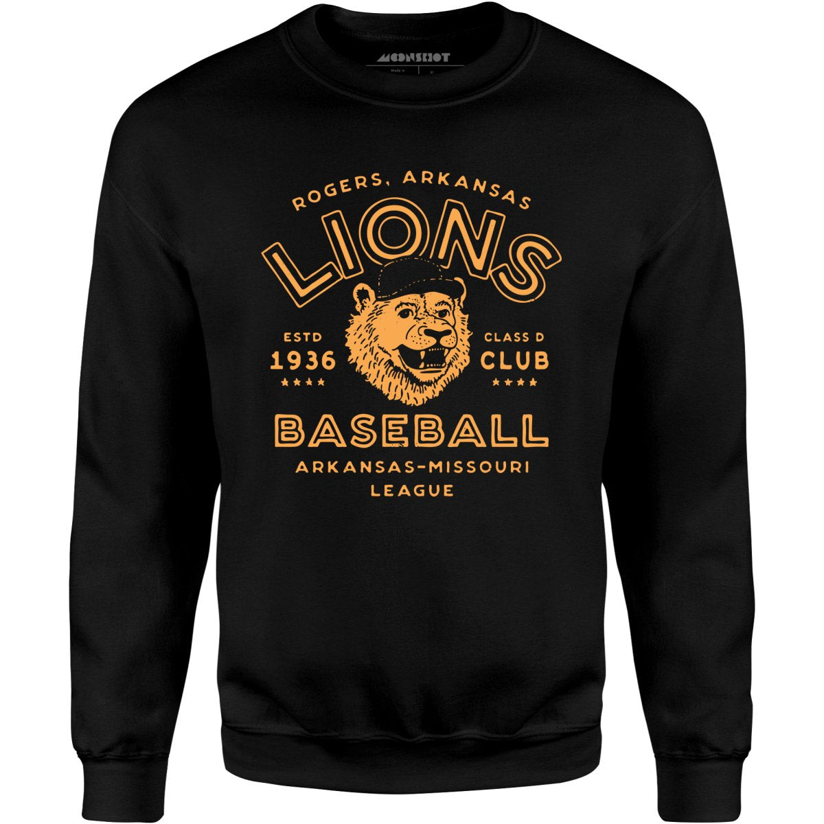 Rogers Lions - Arkansas - Vintage Defunct Baseball Teams - Unisex Sweatshirt