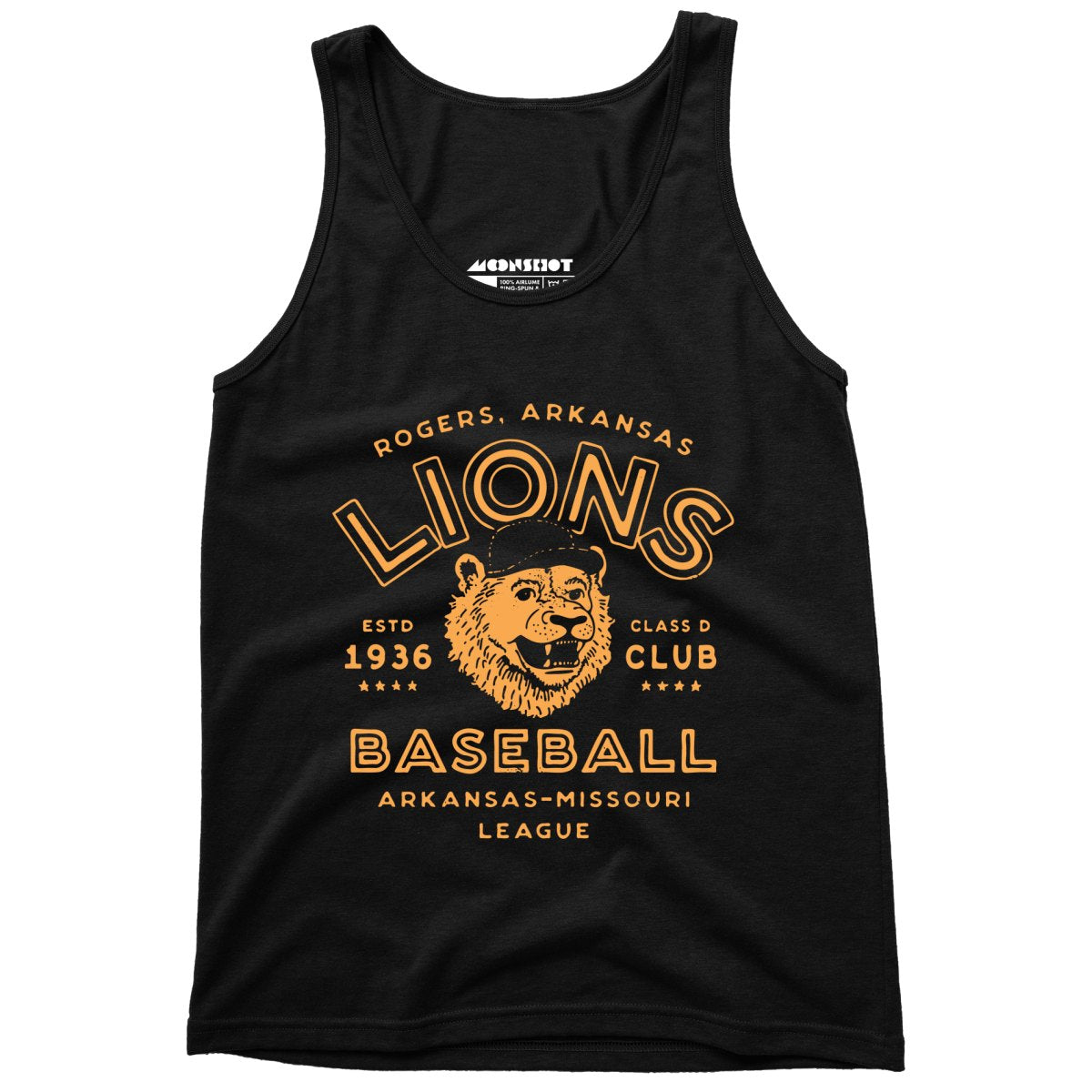 Rogers Lions - Arkansas - Vintage Defunct Baseball Teams - Unisex Tank Top