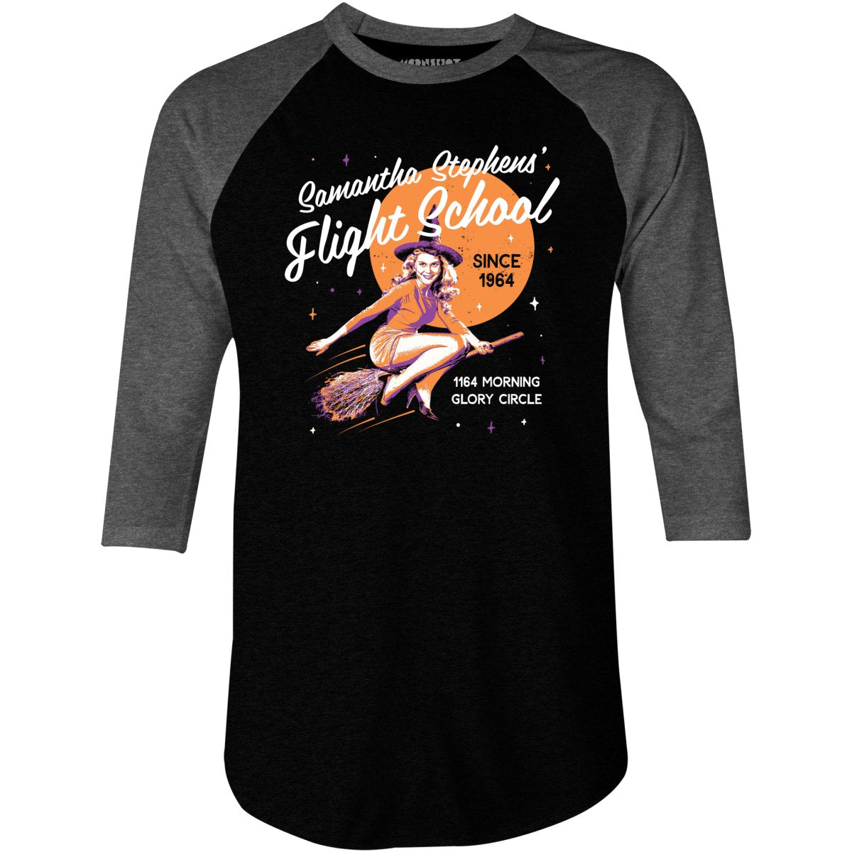 Samantha Stephens' Flight School - 3/4 Sleeve Raglan T-Shirt