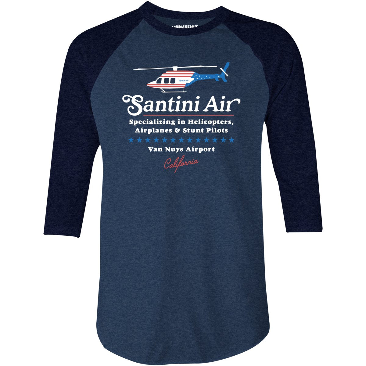 Santini Air - 3/4 Sleeve Raglan T-Shirt