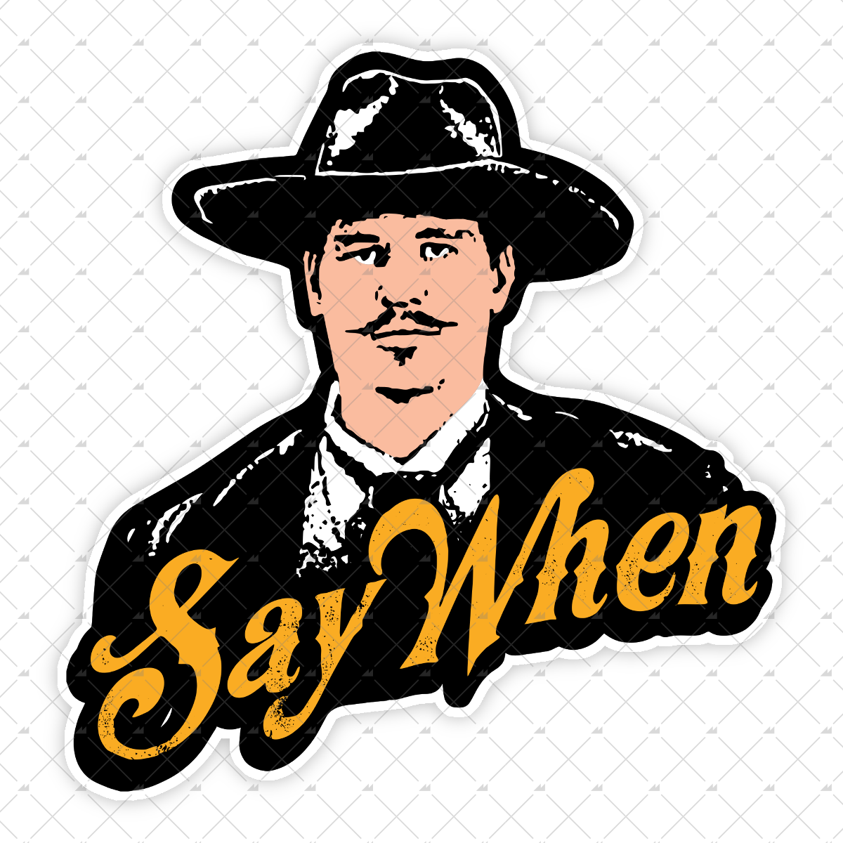 Say When - Sticker