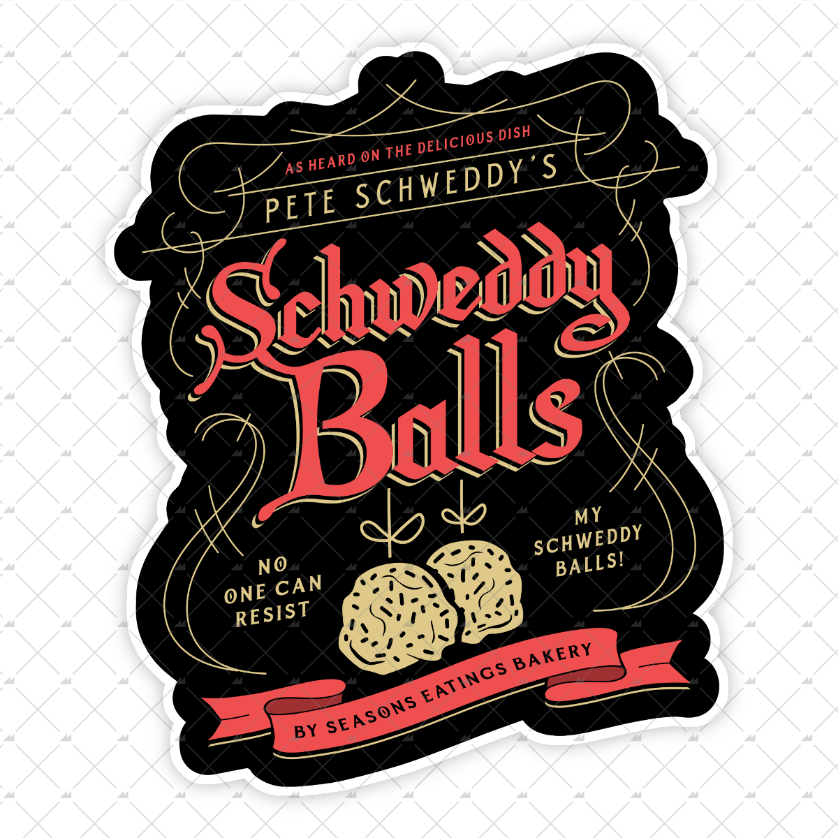 Schweddy Balls - Sticker