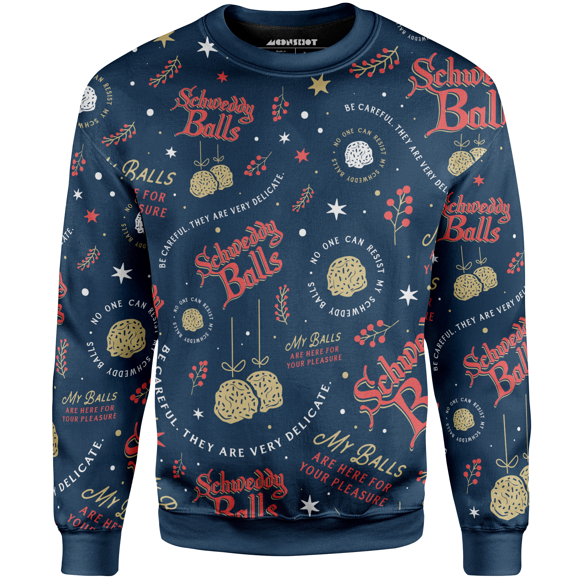 Schweddy Balls - All Over Sweatshirt