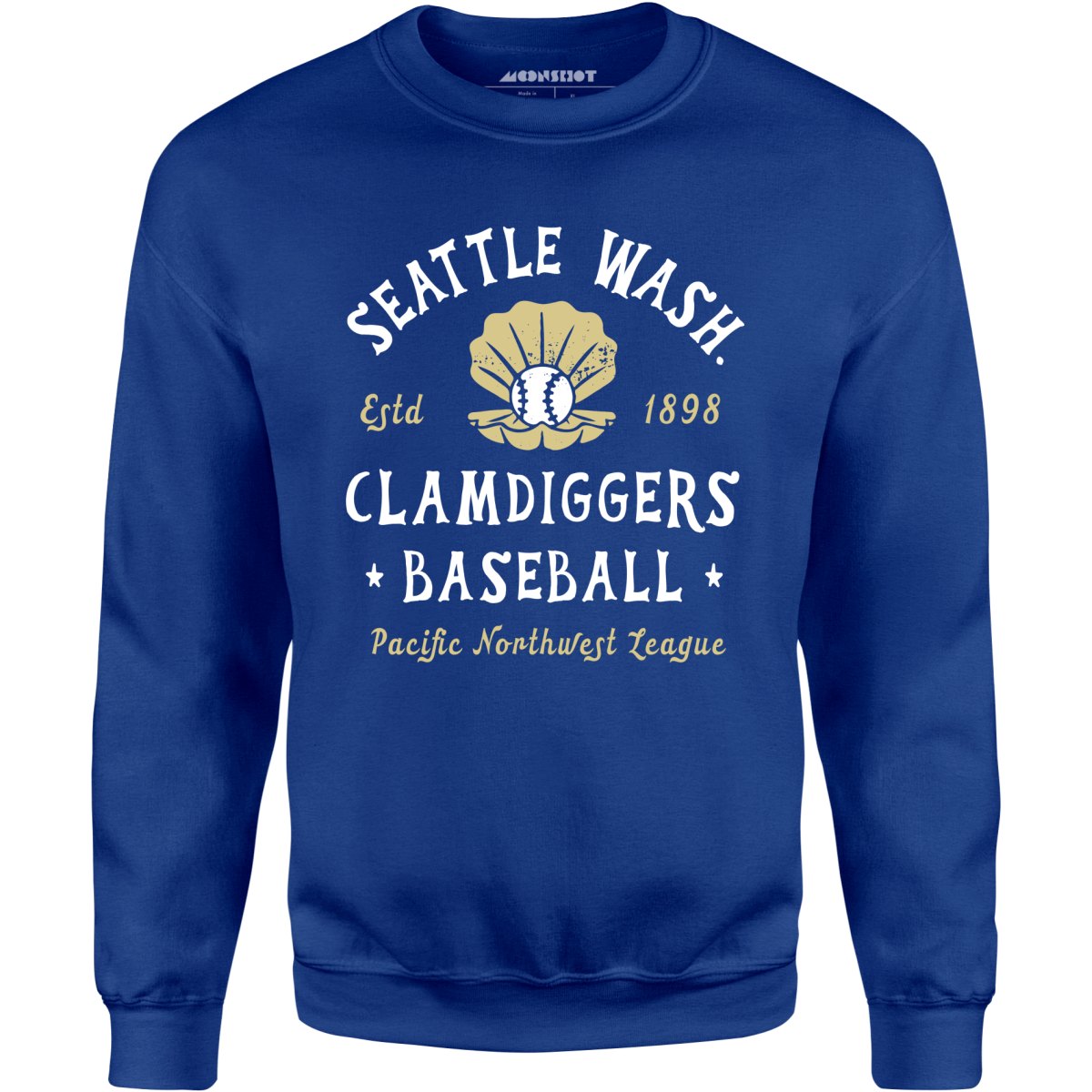 Seattle Clamdiggers - Washington - Vintage Defunct Baseball Teams - Unisex Sweatshirt