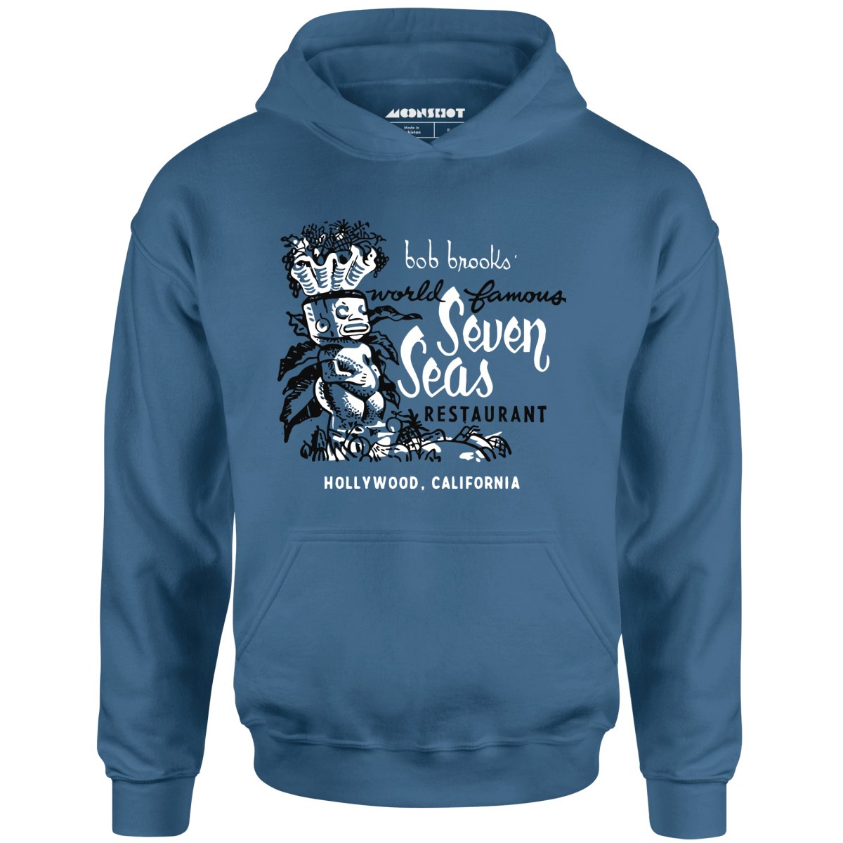 Seven Seas - Hollywood, CA - Vintage Tiki Bar - Unisex Hoodie