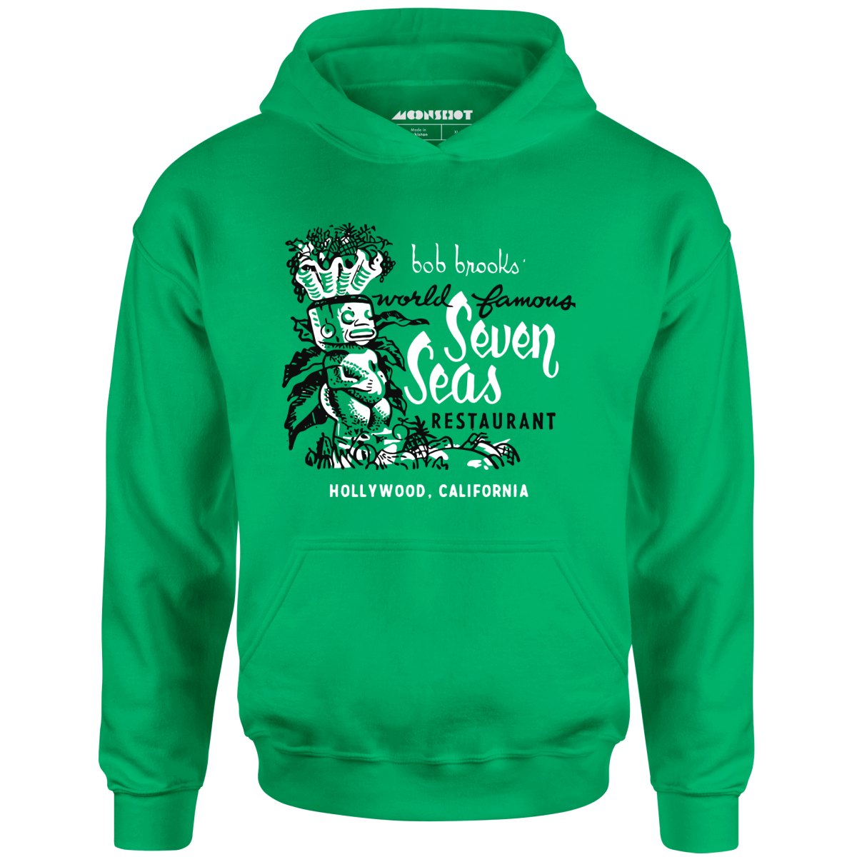 Seven Seas - Hollywood, CA - Vintage Tiki Bar - Unisex Hoodie