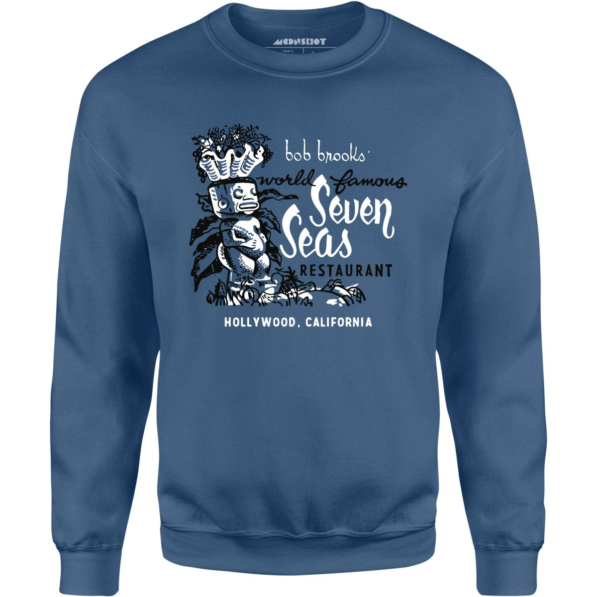 Seven Seas - Hollywood, CA - Vintage Tiki Bar - Unisex Sweatshirt