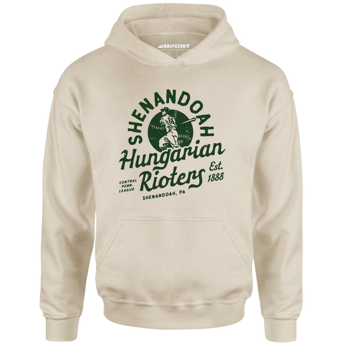 Shenandoah Hungarian Rioters - Pennsylvania - Vintage Defunct Baseball Teams - Unisex Hoodie