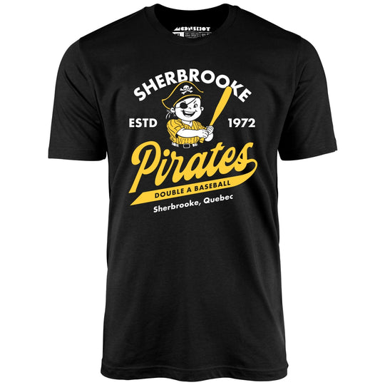 Sherbrooke Pirates - Quebec - Vintage Defunct Baseball Teams - Black - Unisex T-Shirt