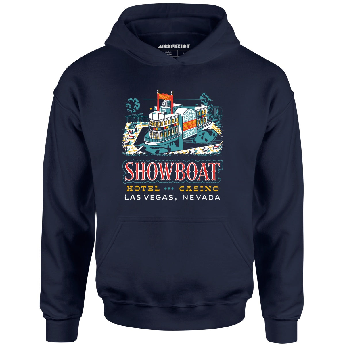 Showboat Hotel & Casino v2 - Vintage Las Vegas - Unisex Hoodie