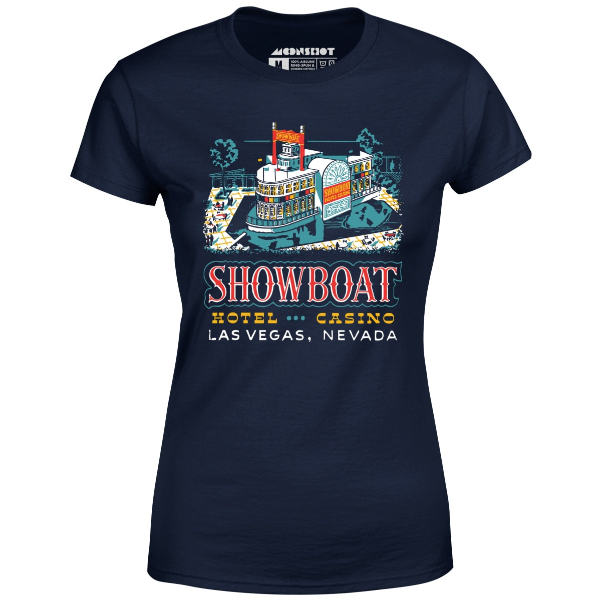 Showboat Hotel & Casino v2 - Vintage Las Vegas - Women's T-Shirt