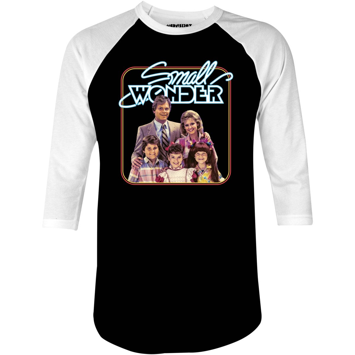 Small Wonder Tribute - 3/4 Sleeve Raglan T-Shirt