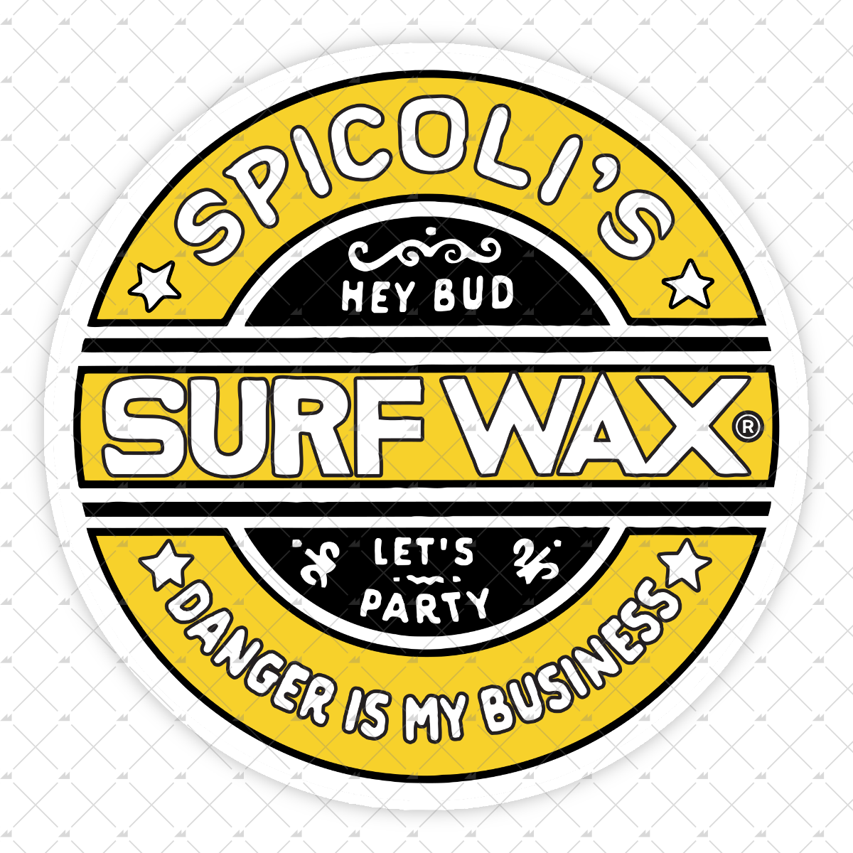 Spicoli's Surf Wax - Sticker