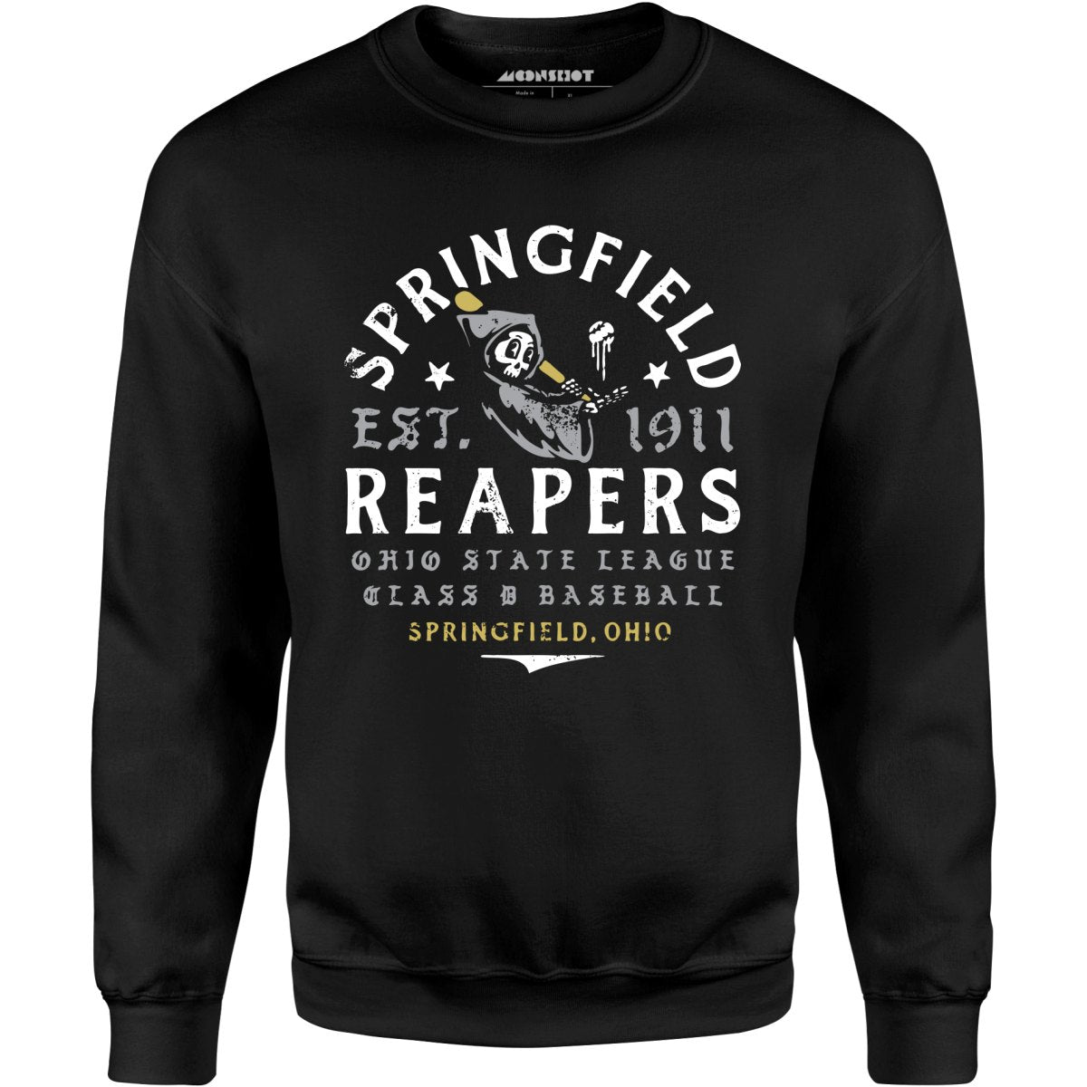 Springfield Reapers - Ohio - Vintage Defunct Baseball Teams - Unisex Sweatshirt