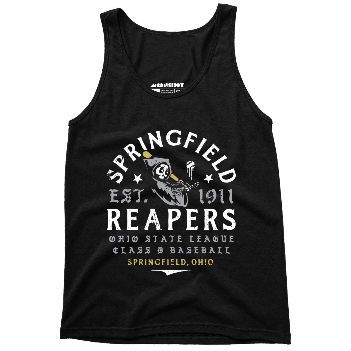 Springfield Reapers - Ohio - Vintage Defunct Baseball Teams - Unisex Tank Top