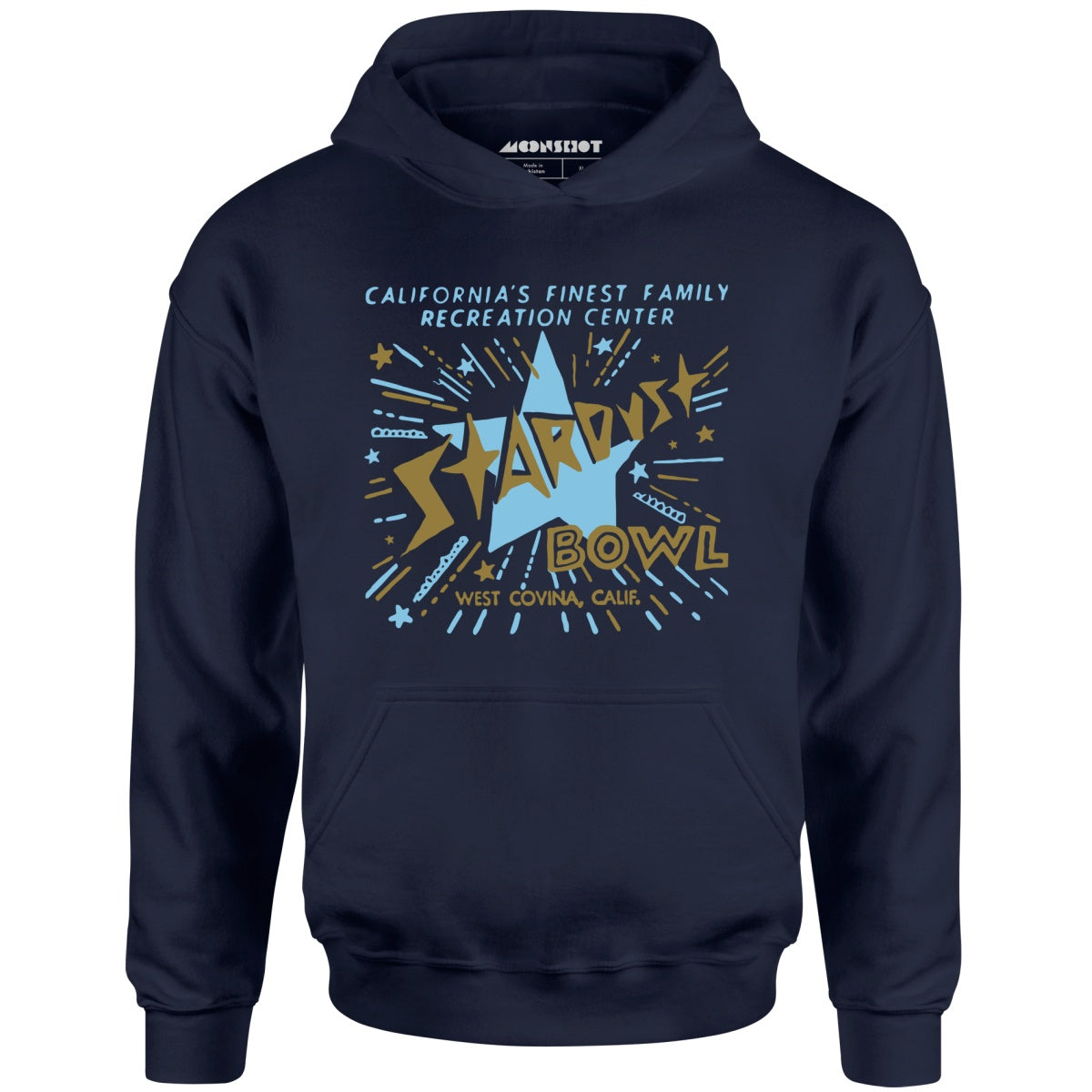 Stardust Bowl - West Covina, CA - Vintage Bowling Alley - Unisex Hoodie