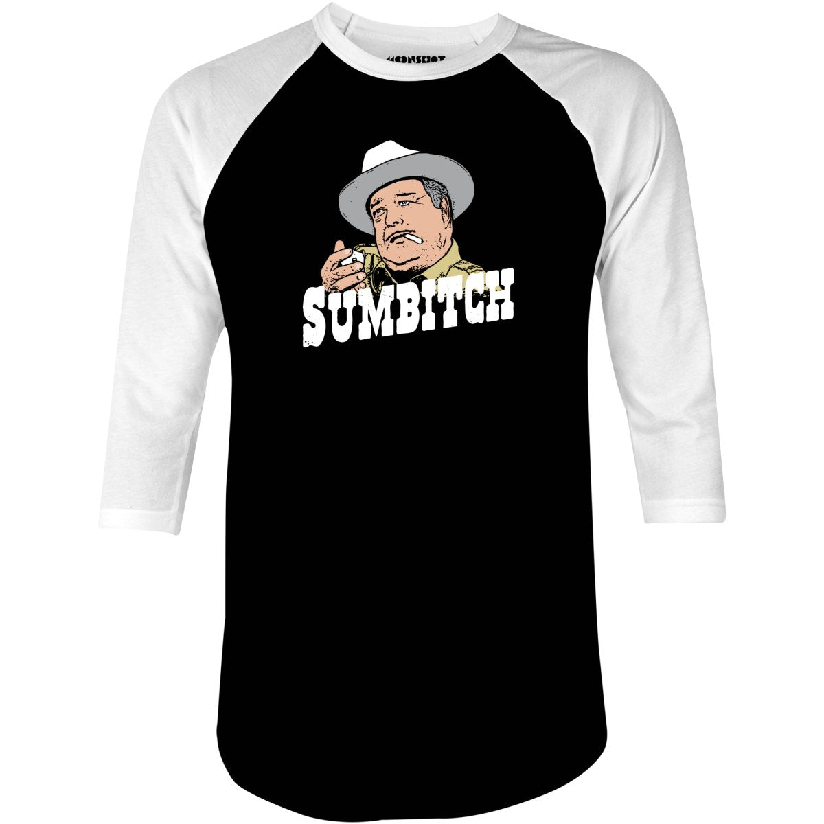 Sumbitch - Buford T. Justice - 3/4 Sleeve Raglan T-Shirt