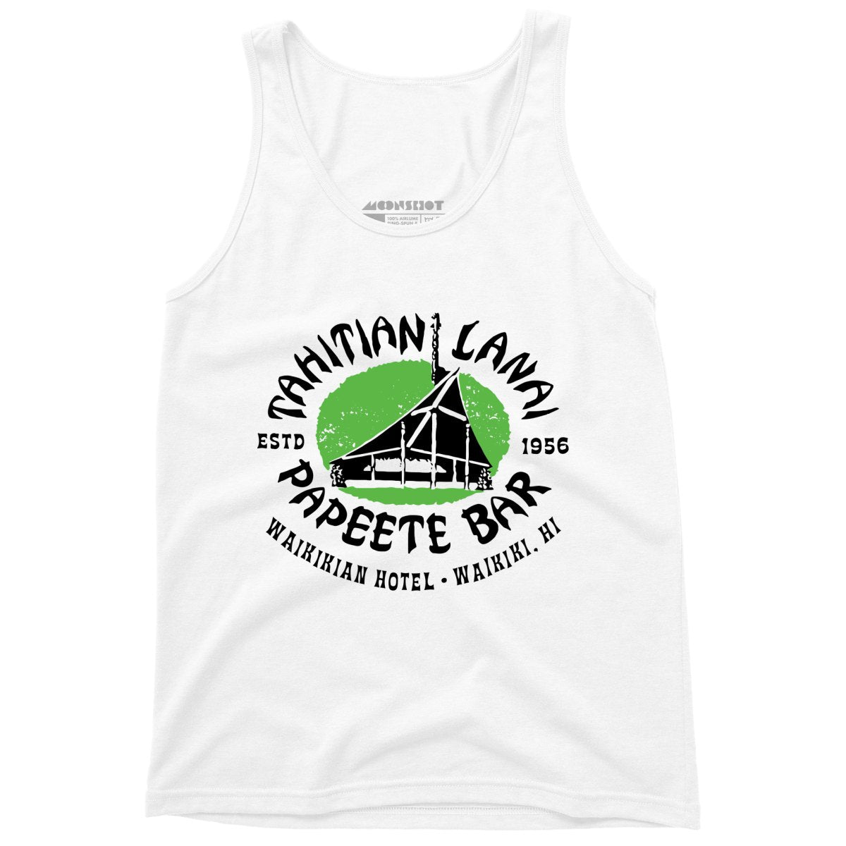 Tahitian Lanai Papeete Bar - Waikiki, HI - Vintage Tiki Bar - Unisex Tank Top