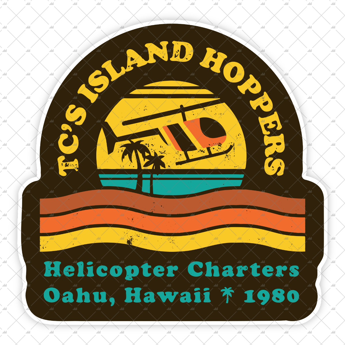 TC's Island Hoppers - Sticker