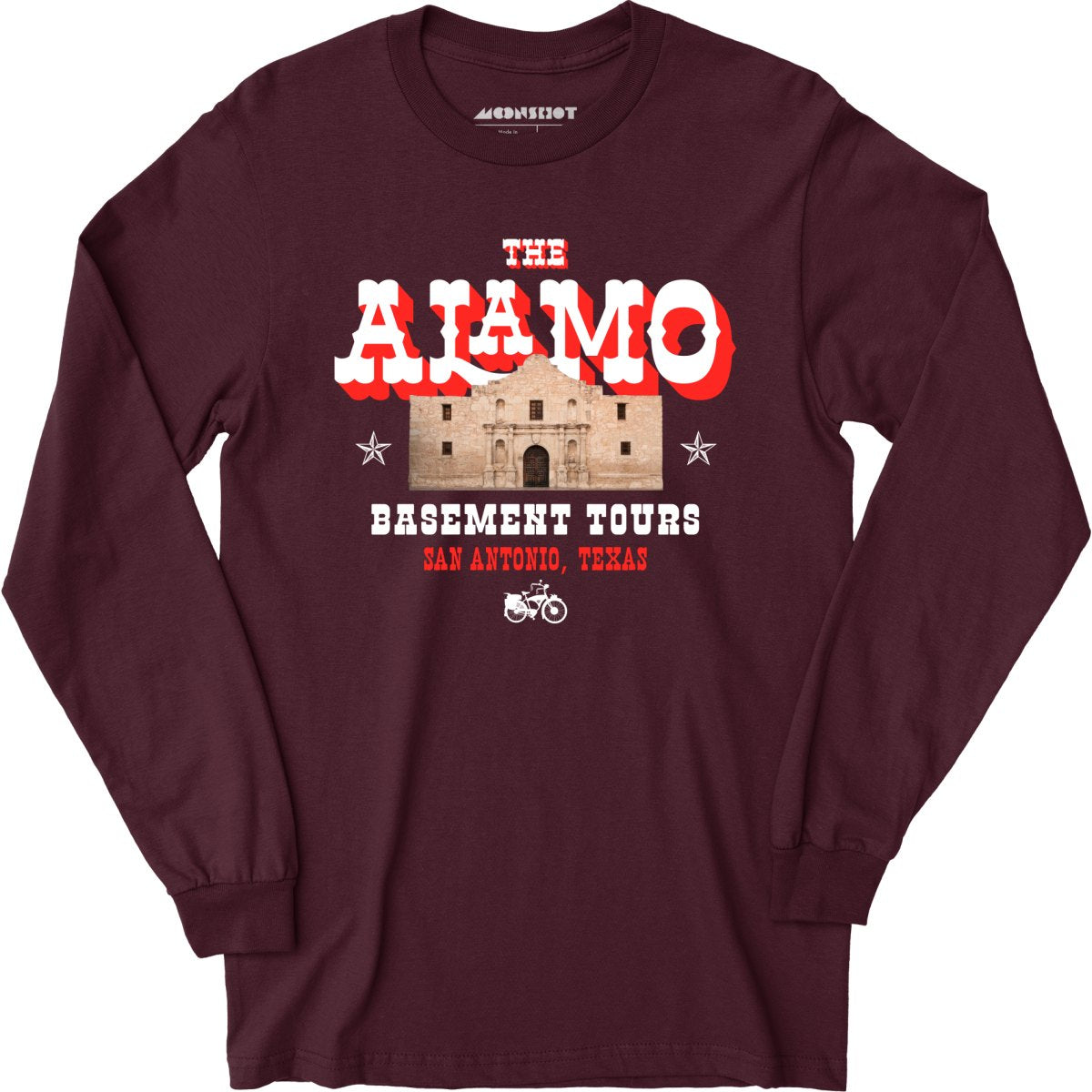 The Alamo Basement Tours - Long Sleeve T-Shirt