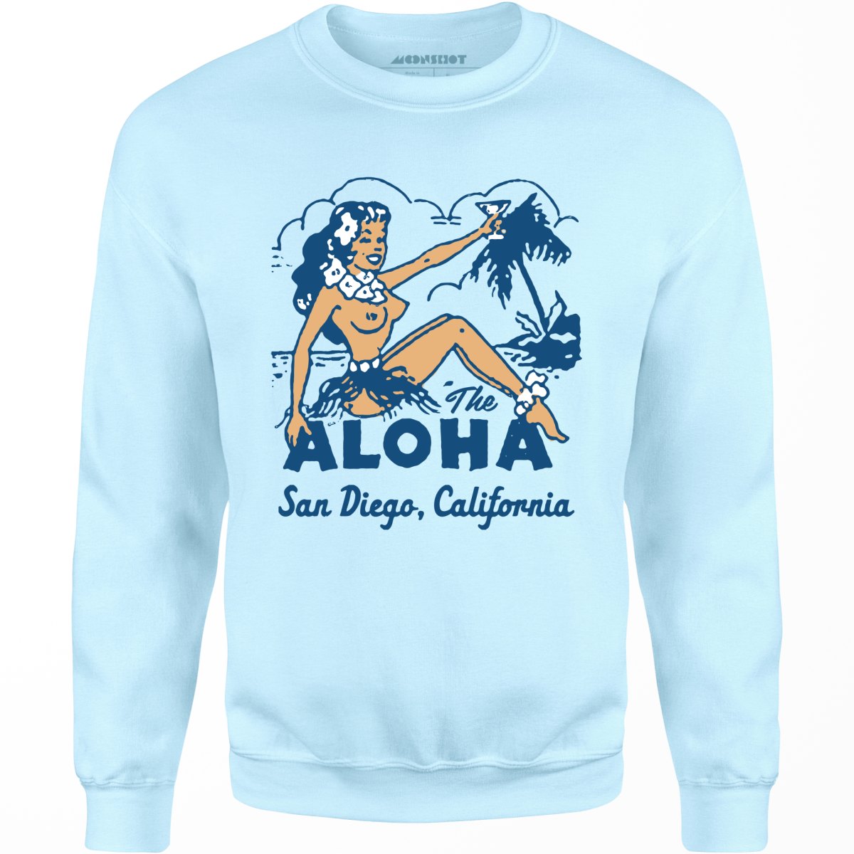 The Aloha - San Diego, CA - Vintage Tiki Bar - Unisex Sweatshirt