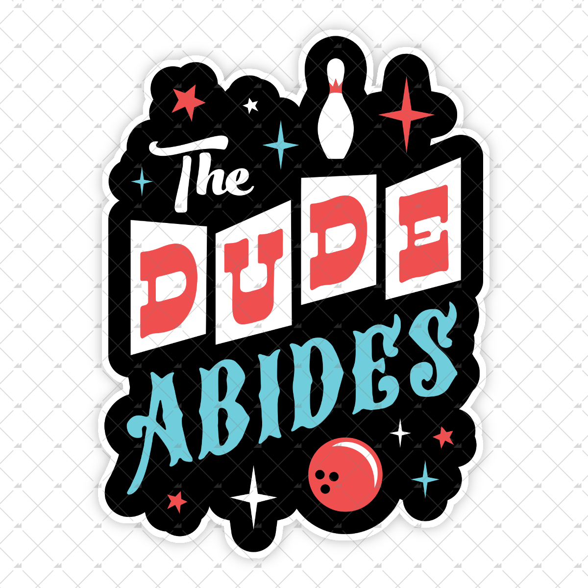 The Dude Abides - Sticker