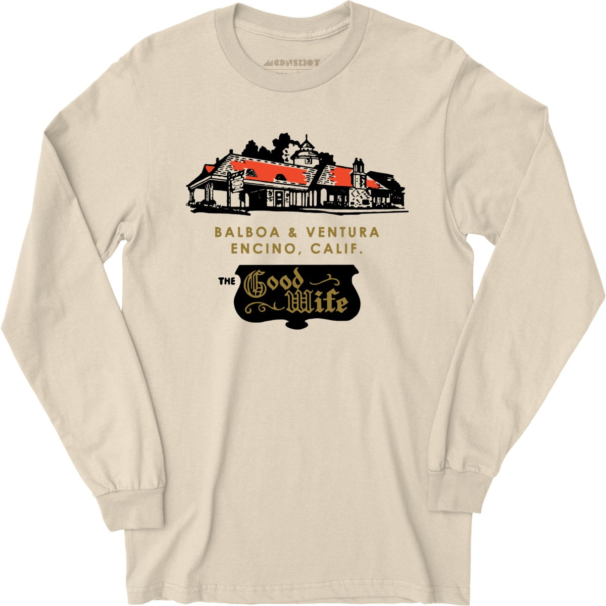 The Good Wife - Encino, CA - Vintage Restaurant - Long Sleeve T-Shirt