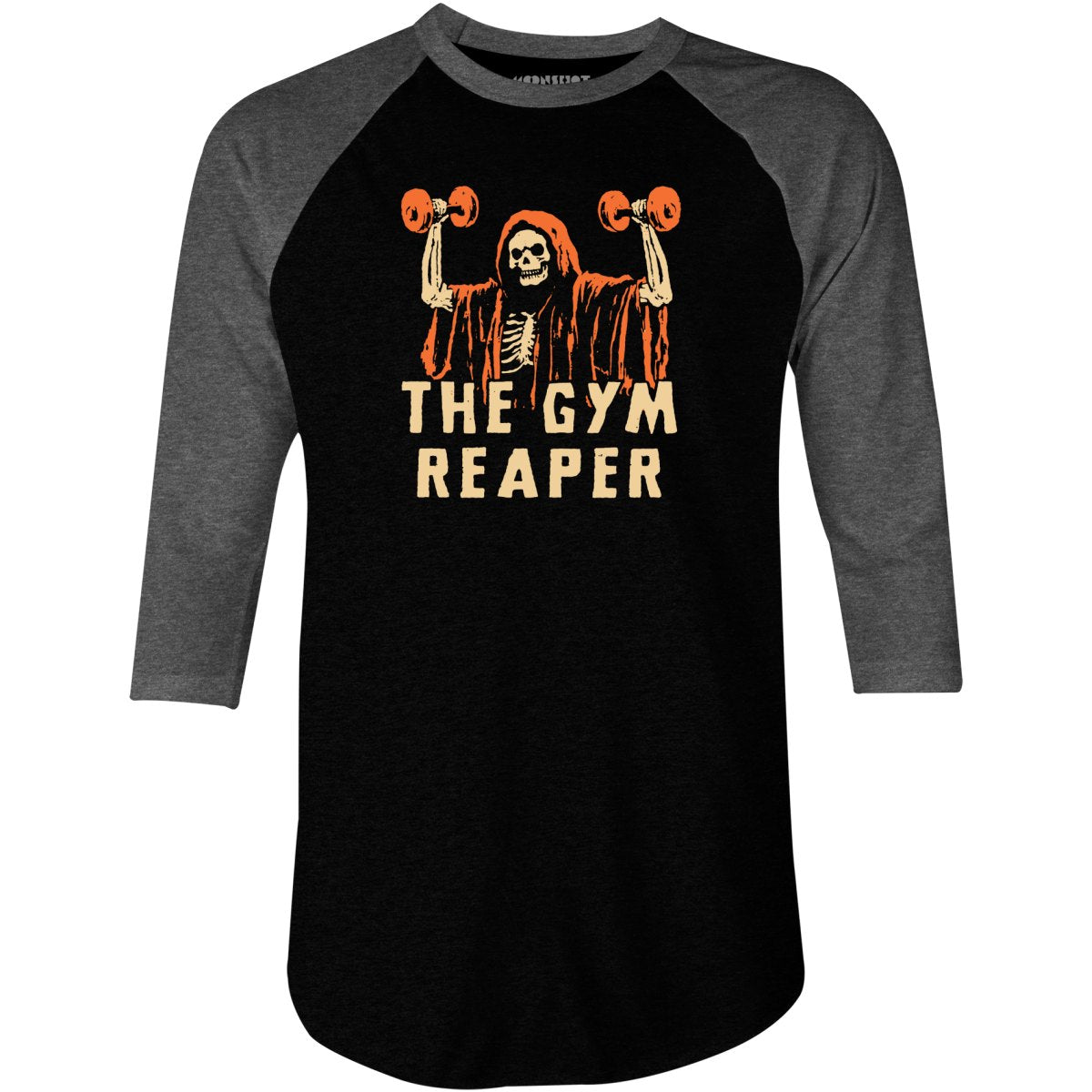 The Gym Reaper - 3/4 Sleeve Raglan T-Shirt