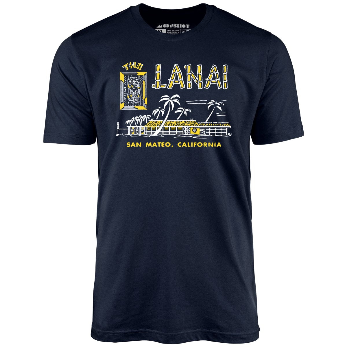 The Lanai - San Mateo, CA - Vintage Tiki Bar - Unisex T-Shirt