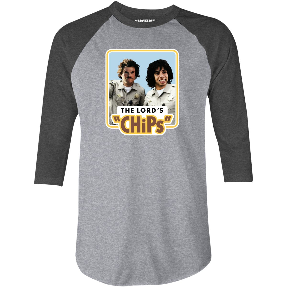 The Lord's Chips Mashup - 3/4 Sleeve Raglan T-Shirt