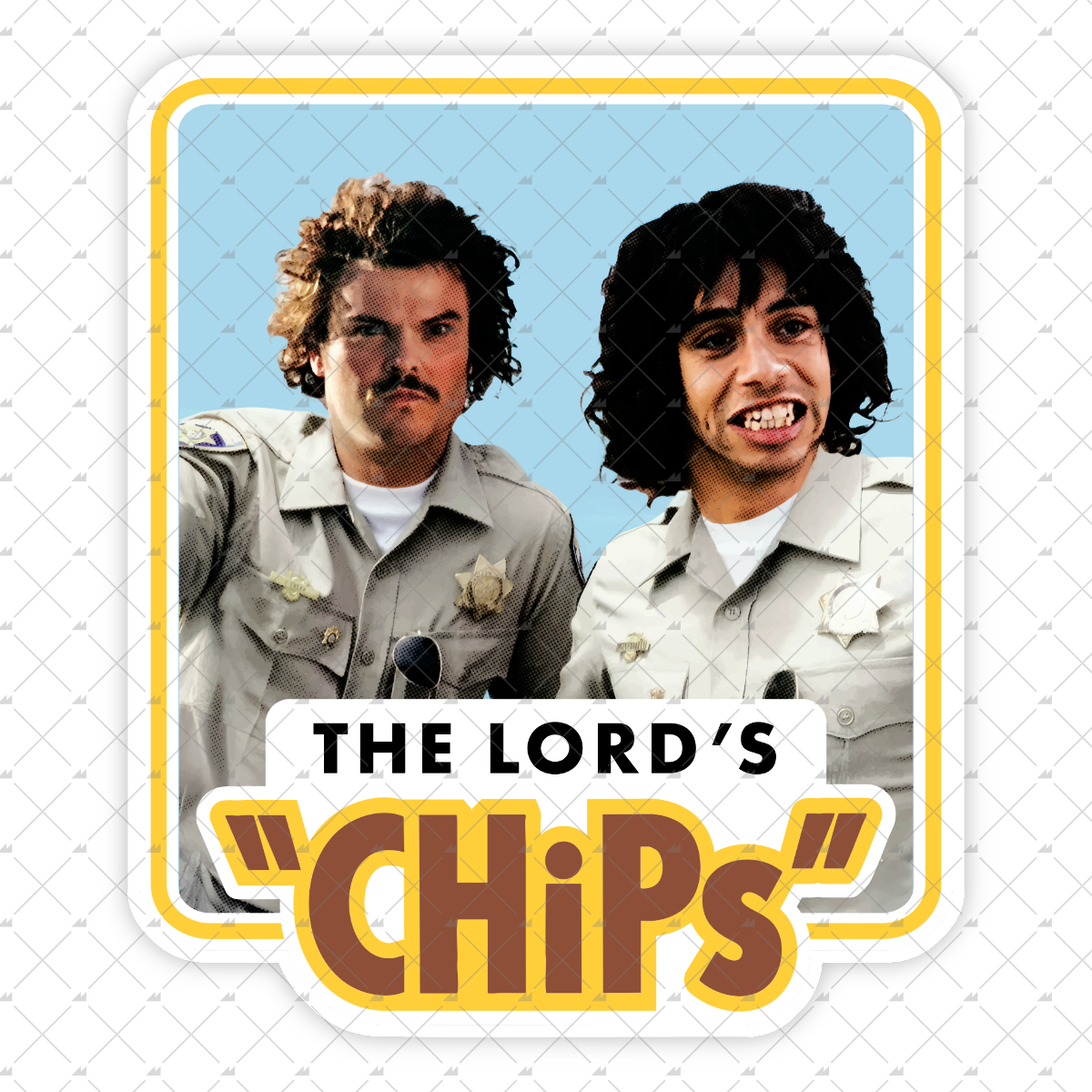 The Lord's Chips Mashup - Sticker