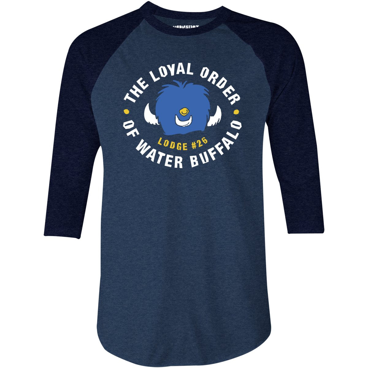 The Loyal Order of Water Buffalo Lodge 26 - 3/4 Sleeve Raglan T-Shirt