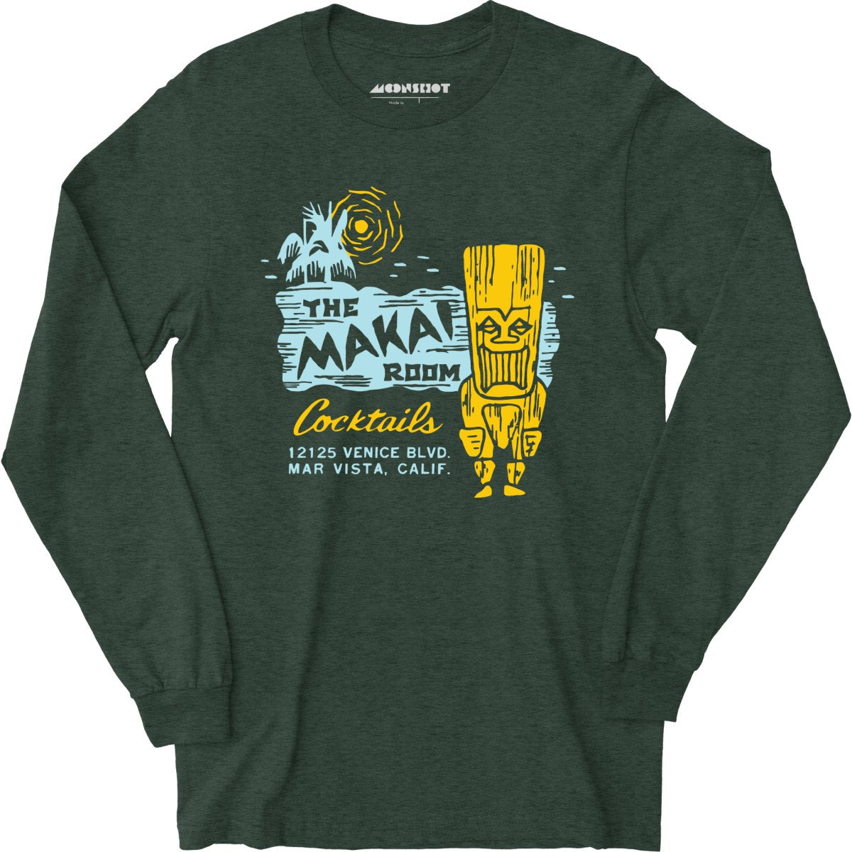 The Makai Room - Los Angeles, CA - Vintage Tiki Bar - Long Sleeve T-Shirt