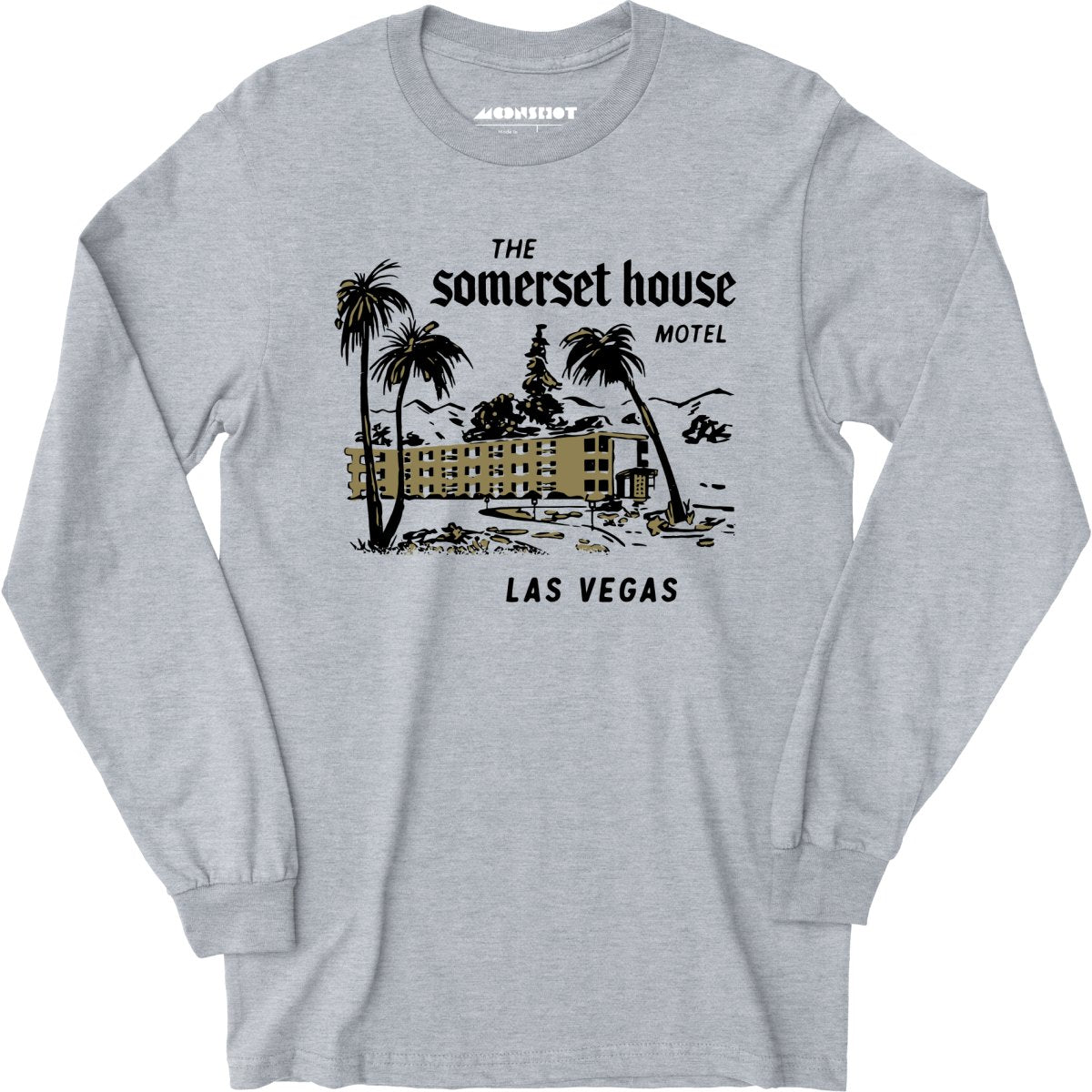 The Somerset House Motel - Vintage Las Vegas - Long Sleeve T-Shirt