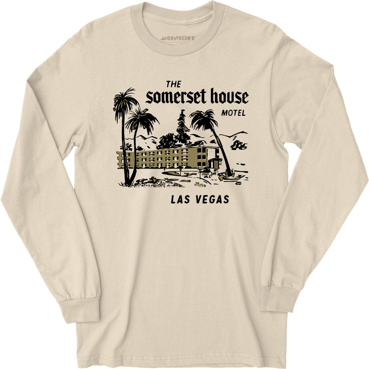 The Somerset House Motel - Vintage Las Vegas - Long Sleeve T-Shirt