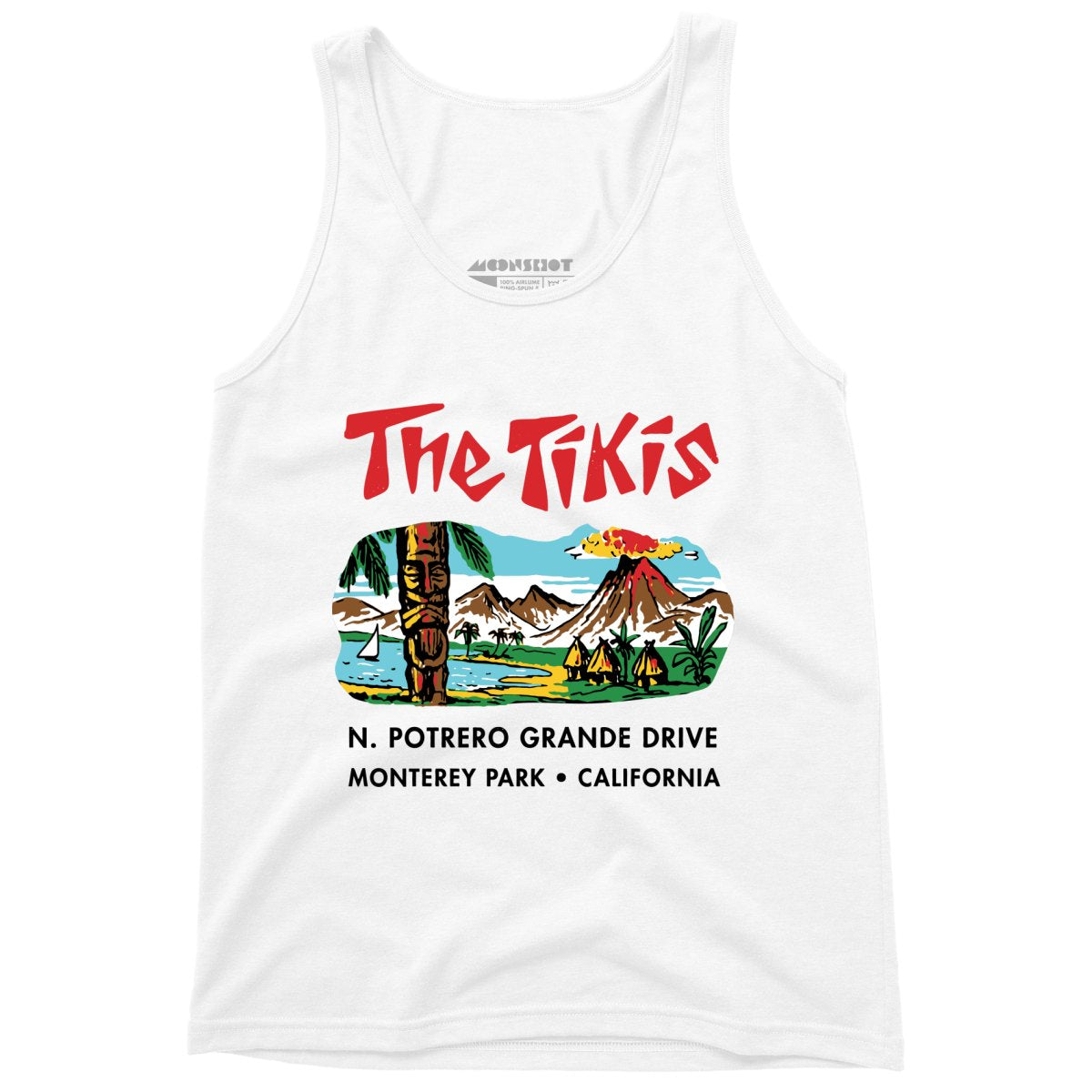 The Tikis - Monterey Park CA - Vintage Tiki Bar - Unisex Tank Top