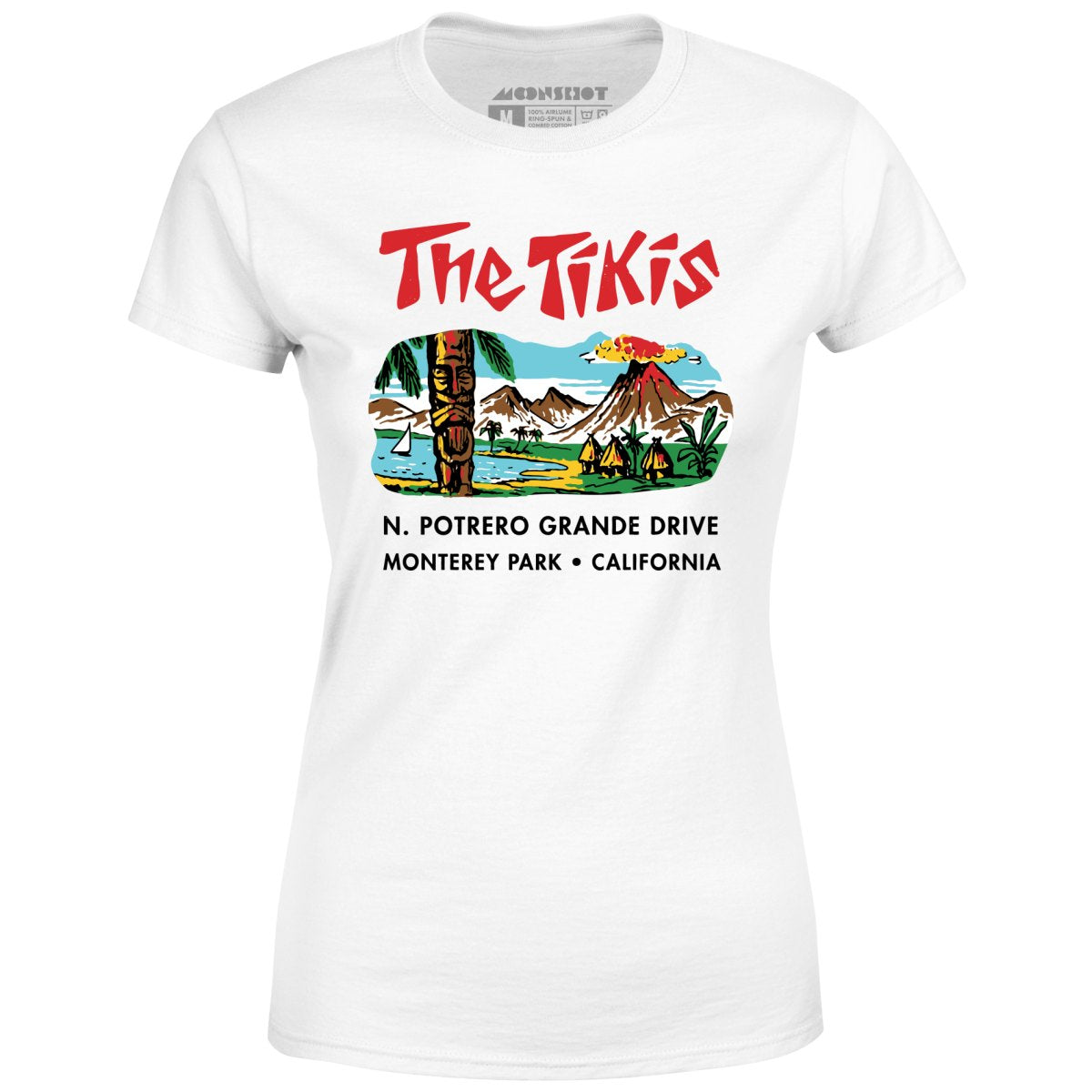 The Tikis - Monterey Park CA - Vintage Tiki Bar - Women's T-Shirt