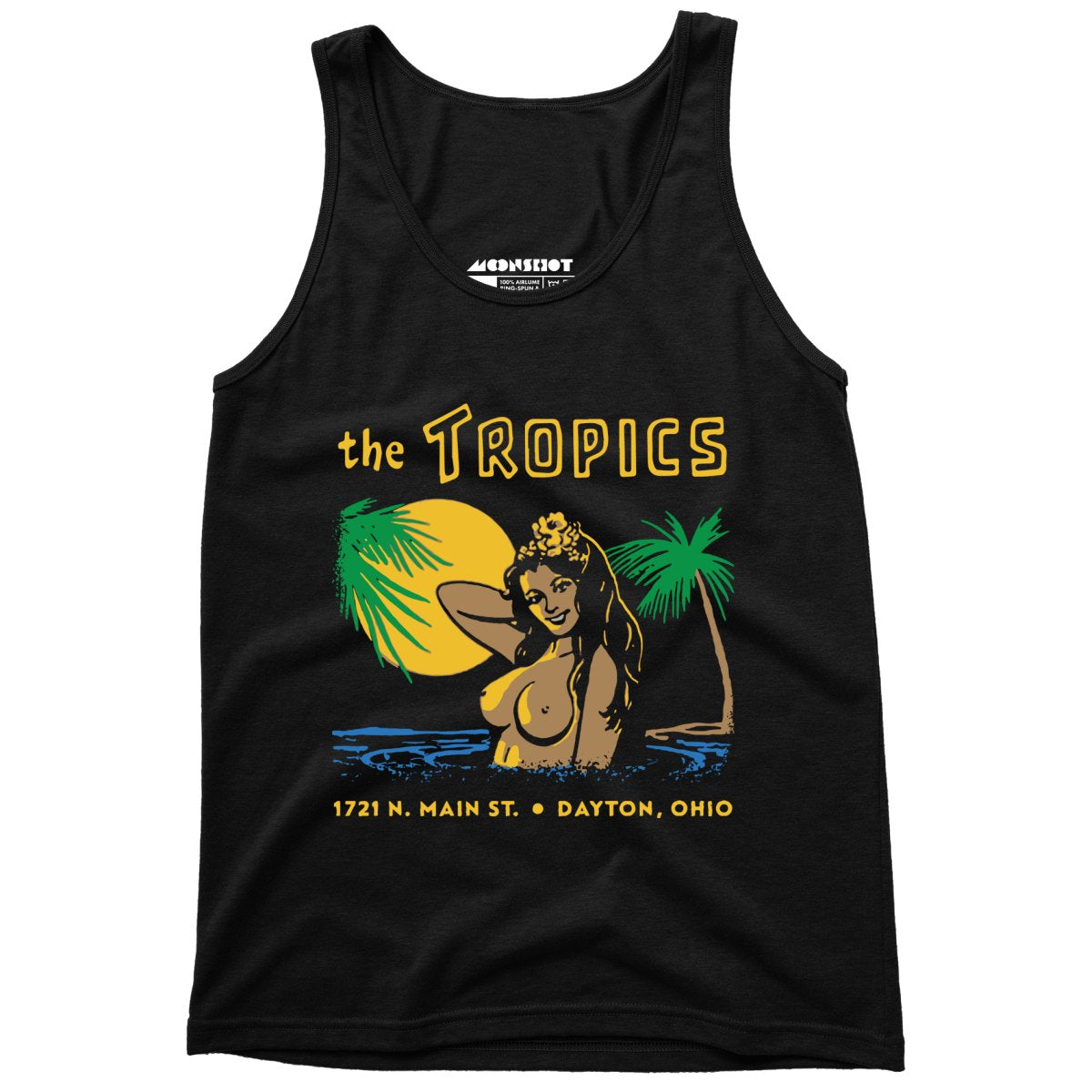 The Tropics - Dayton, OH - Vintage Tiki Bar - Unisex Tank Top