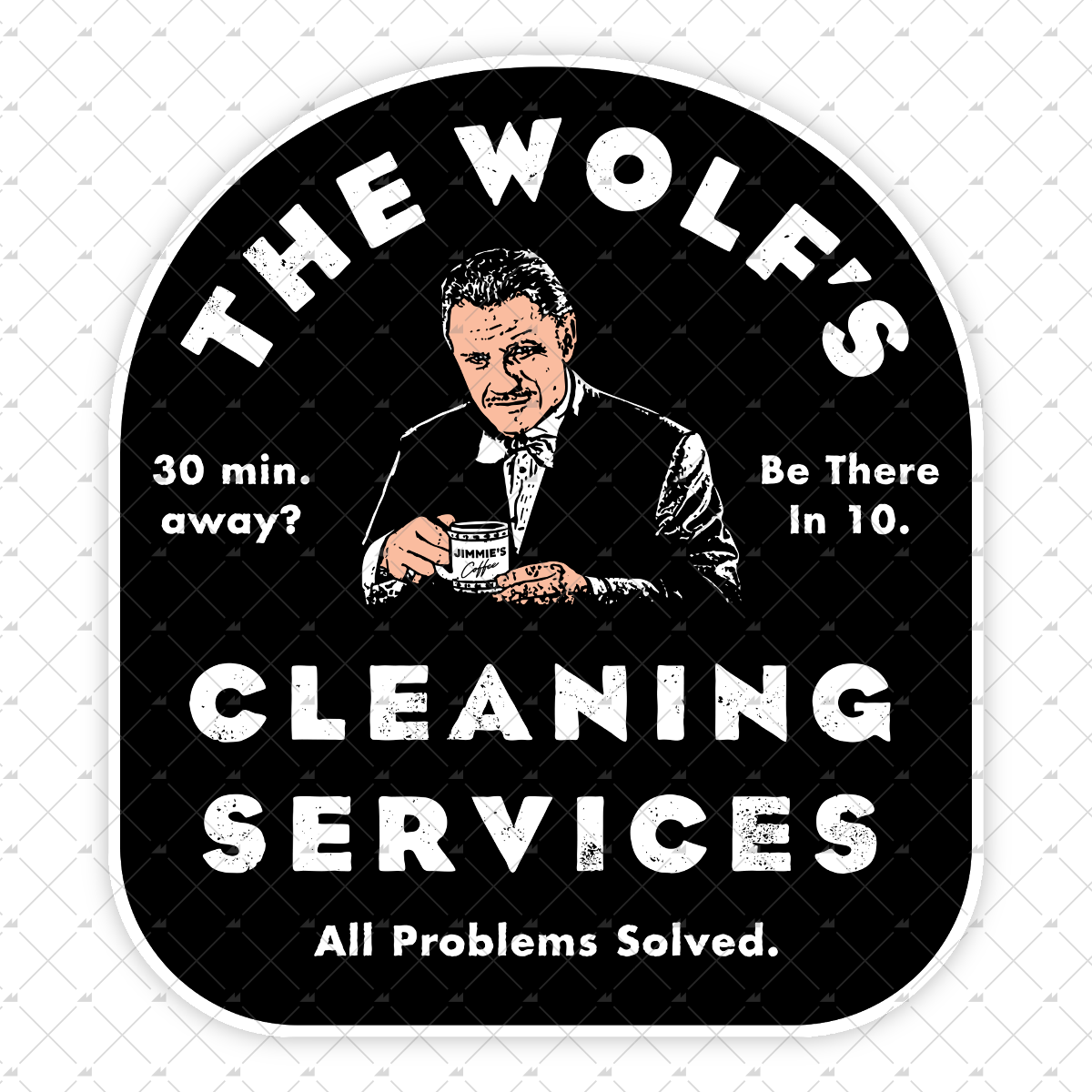 The Wolf's Cleaning Services - Sticker