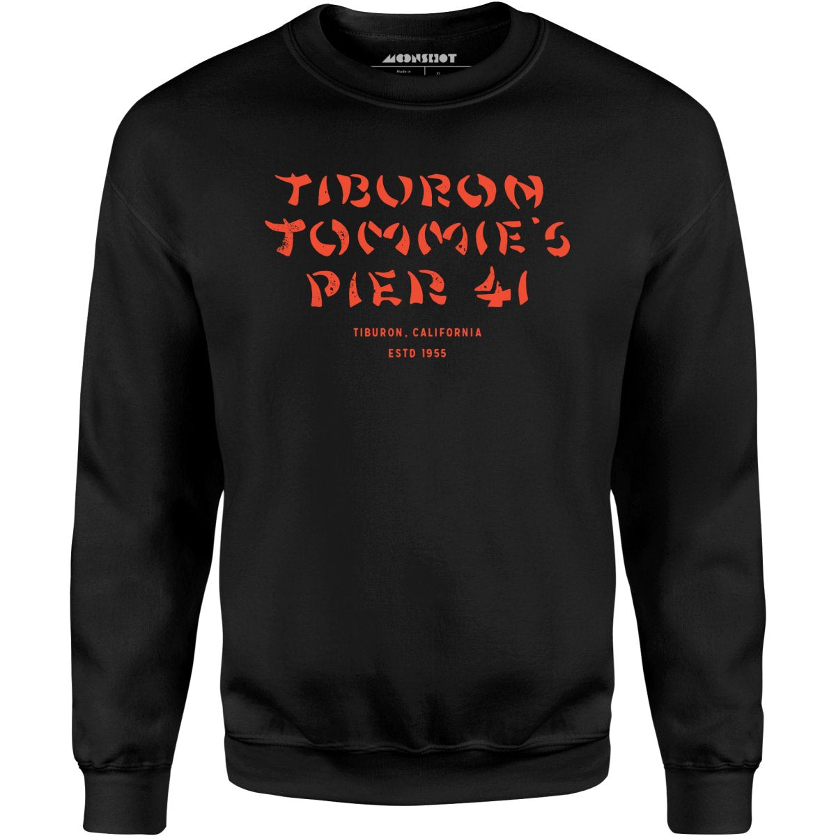 Tiburon Tommie's Pier 41 - Tiburon, CA - Vintage Tiki Bar - Unisex Sweatshirt