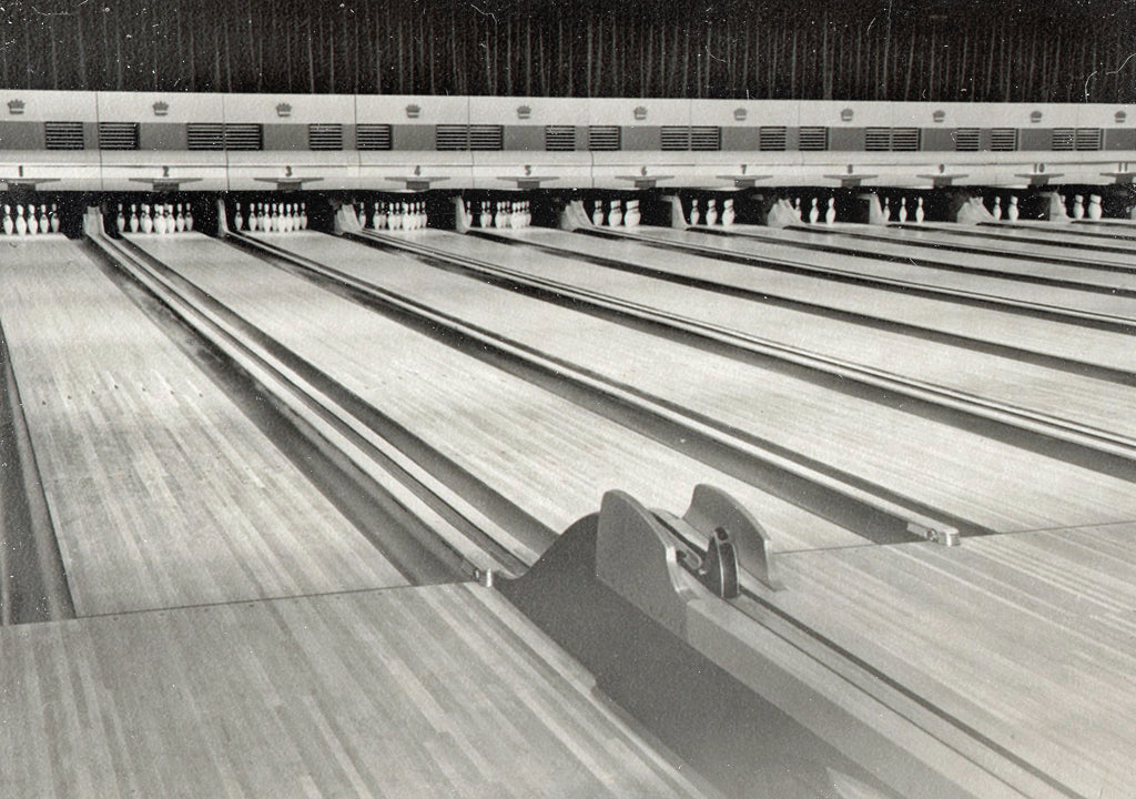 San Carlos Bowl - San Carlos, CA - Vintage Bowling Alley - Midnight Navy - Full Front