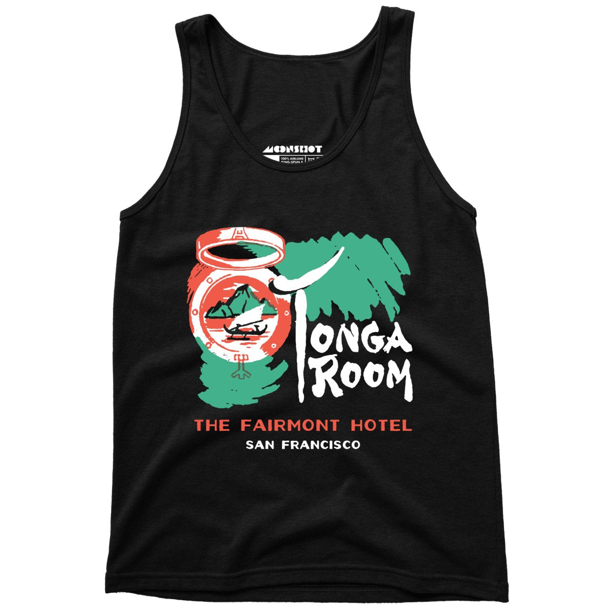 Tonga Room - San Francisco, CA - Vintage Tiki Bar - Unisex Tank Top