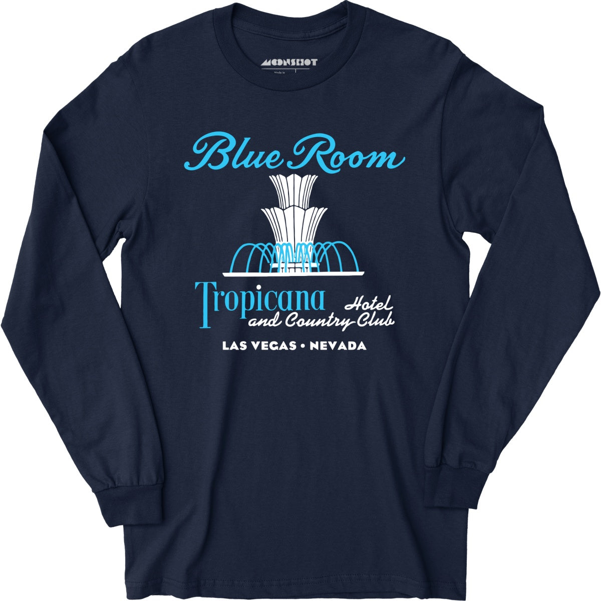 Tropicana Blue Room - Vintage Las Vegas - Long Sleeve T-Shirt